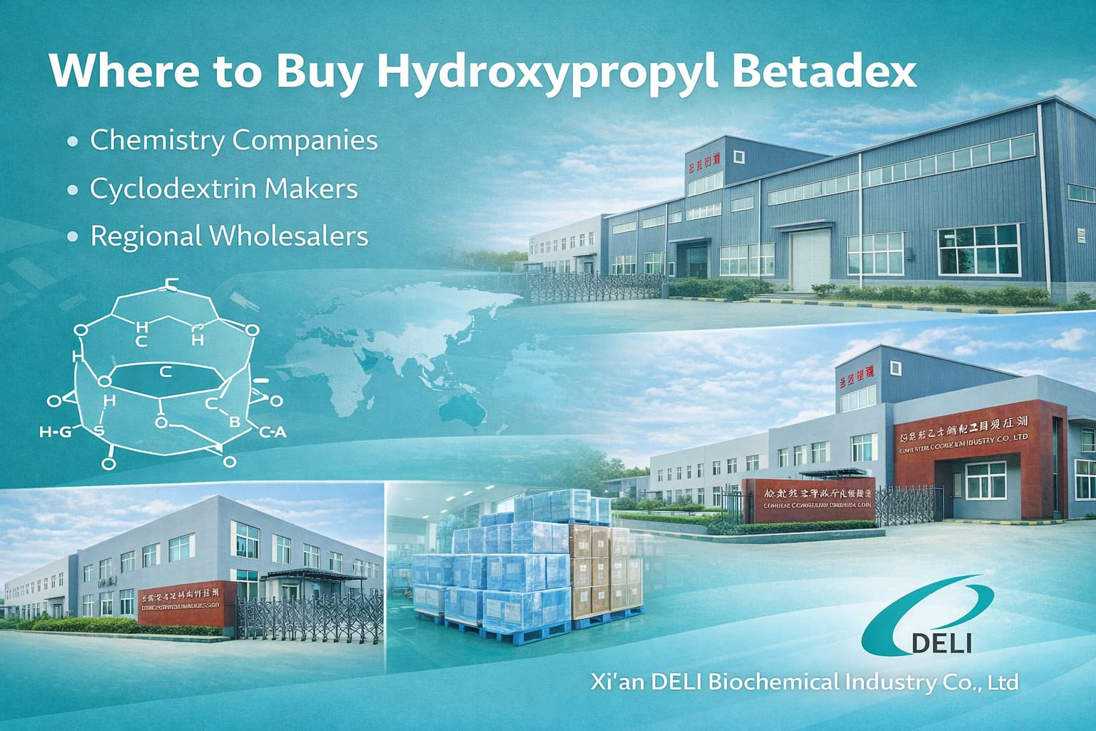 Non erosi Hydroxypropyl Betadex: Produktu farmazeutiko eta kosmezeutikoen hornitzaile nagusiak