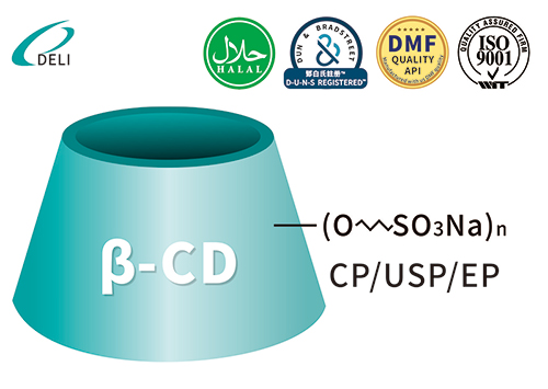 CAS 182410-00-0 sulfobutil beta cyclodextrina eter sodio gatzak
